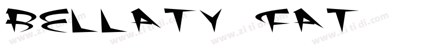 Bellaty Fat字体转换